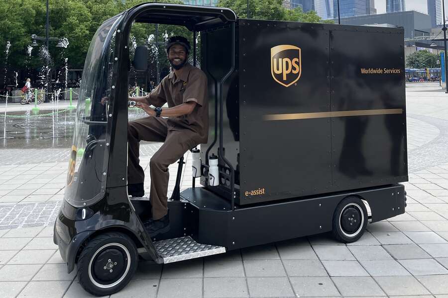 UPS Just Launched a New EFleet of FourWheel Mini Trucks Thrillist