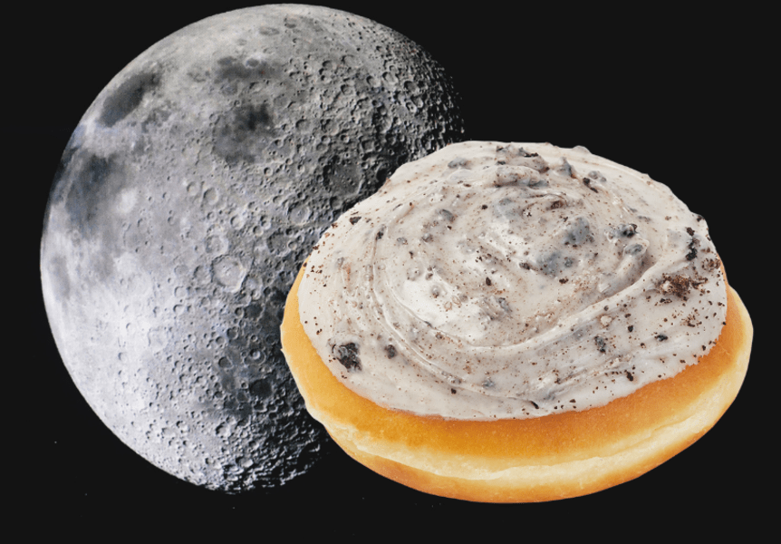 Krispy Kreme's New Artemis Moon Donut Available for One Day Only