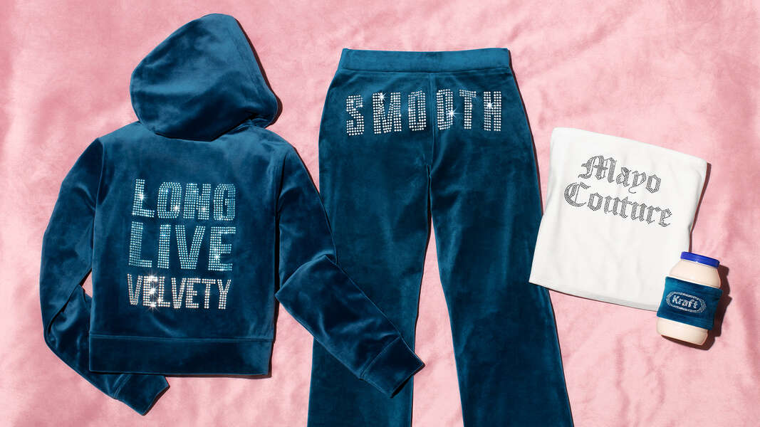 Juicy Couture and Kraft Real Mayo Just Released a Velvet Tracksuit