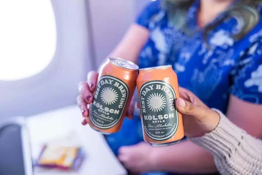 NonAlcoholic Drinks You Can Order on US Flights for Dry January