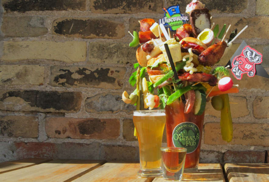 Fond Du Lac Bloody Mary Biggest Bloody Mary at O’Davey’s Pub