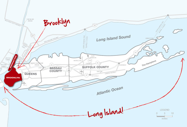 Map Of Manhattan And Long Island Manhattan vs. Brooklyn. Which's the better borough? Thrillist New York
