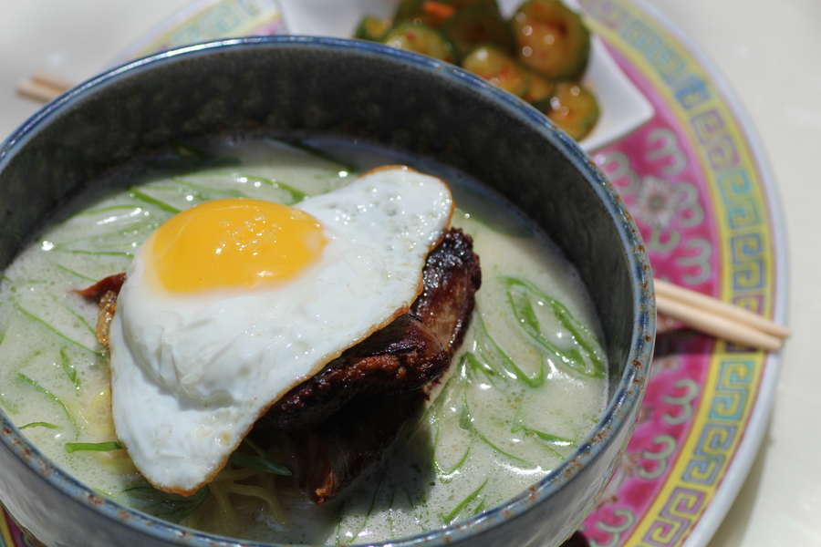 Hangover Ramen at Social Eatz Eat Thrillist New York
