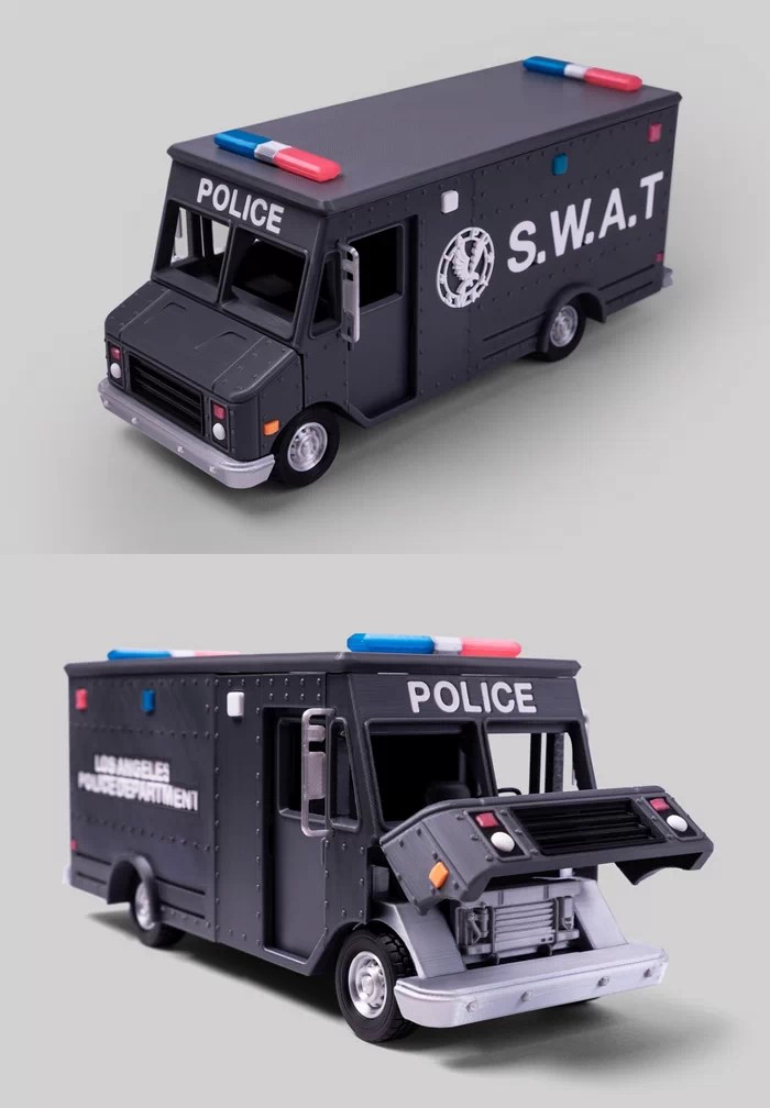 Download Free HighQuality SWAT Vehicle 3D Model For Printing & DAZ