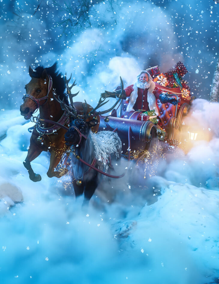 Sleigh Ride Bundle ‣ DAZ 3D & Poser ‣
