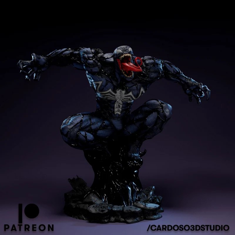 Download Free HighQuality Venom 3D Model For Printing & DAZ Studio