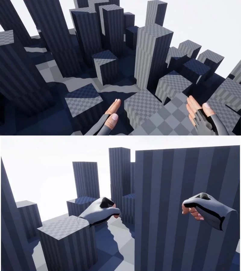 Virtual Reality Character Flying » Unreal Engine Download free