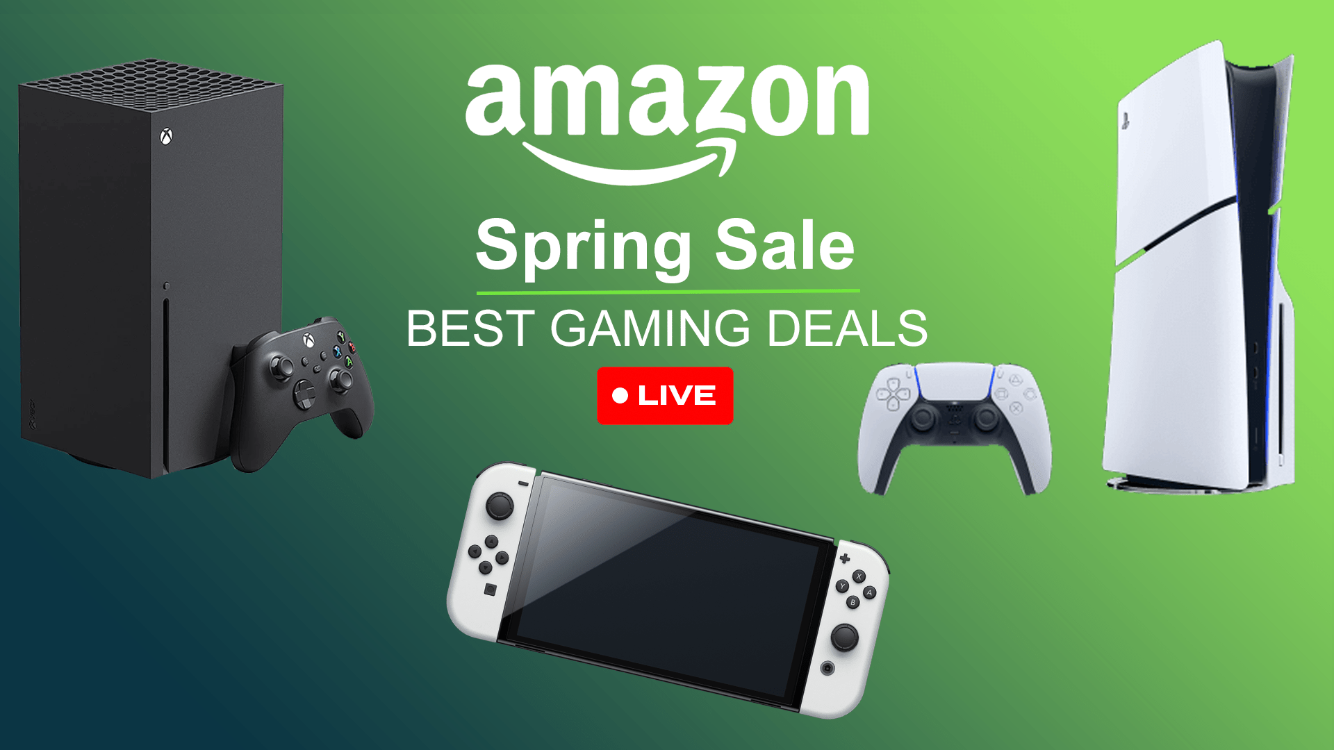 Amazon Spring Sale LIVE here are today's best gaming and tech deals as