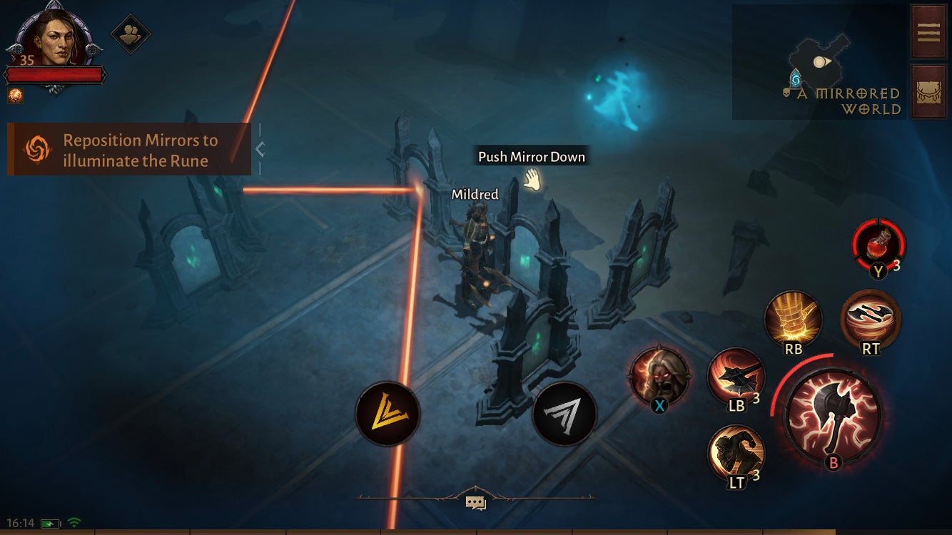 How to light all nine lamps in Diablo Immortal to solve Lost Runes