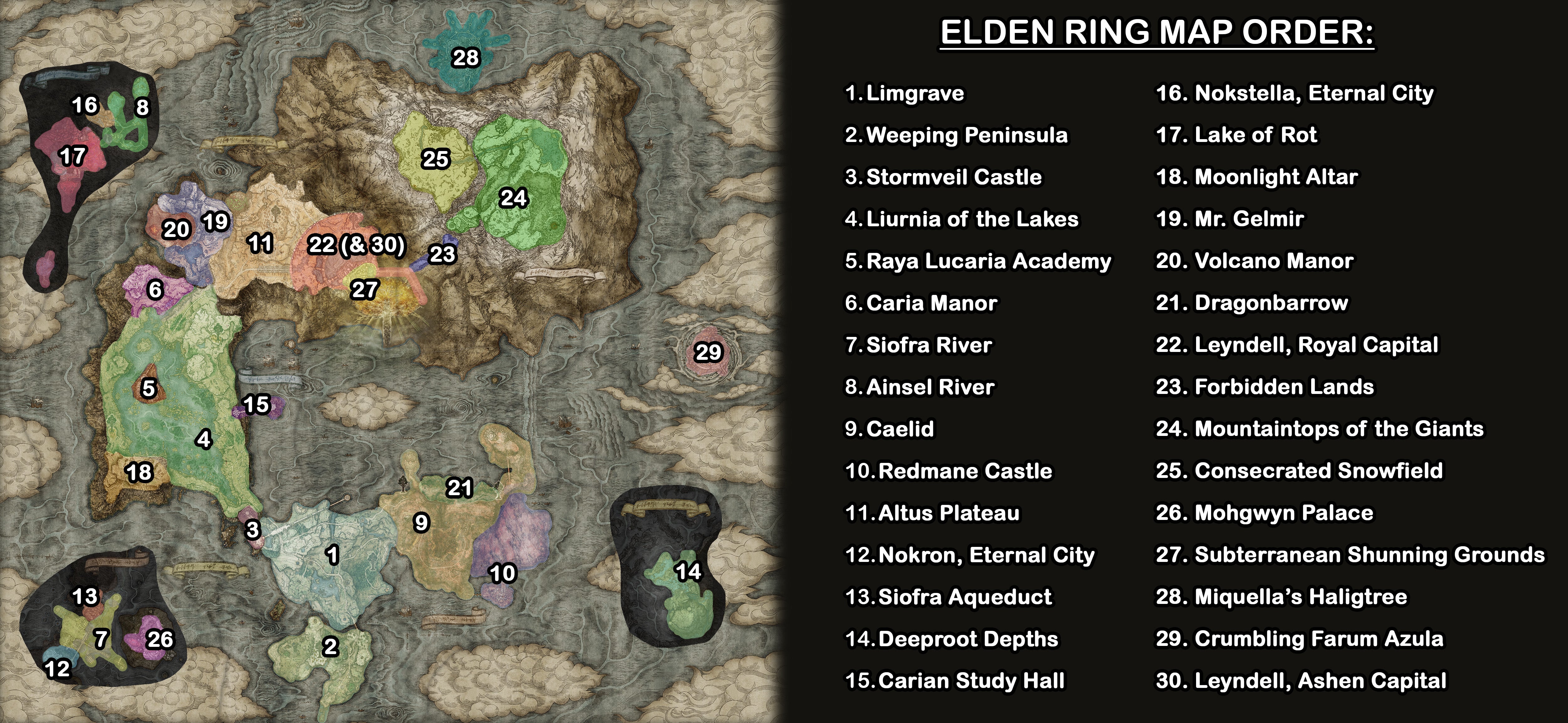Elden Ring recommended progression route and map order | Eurogamer.net