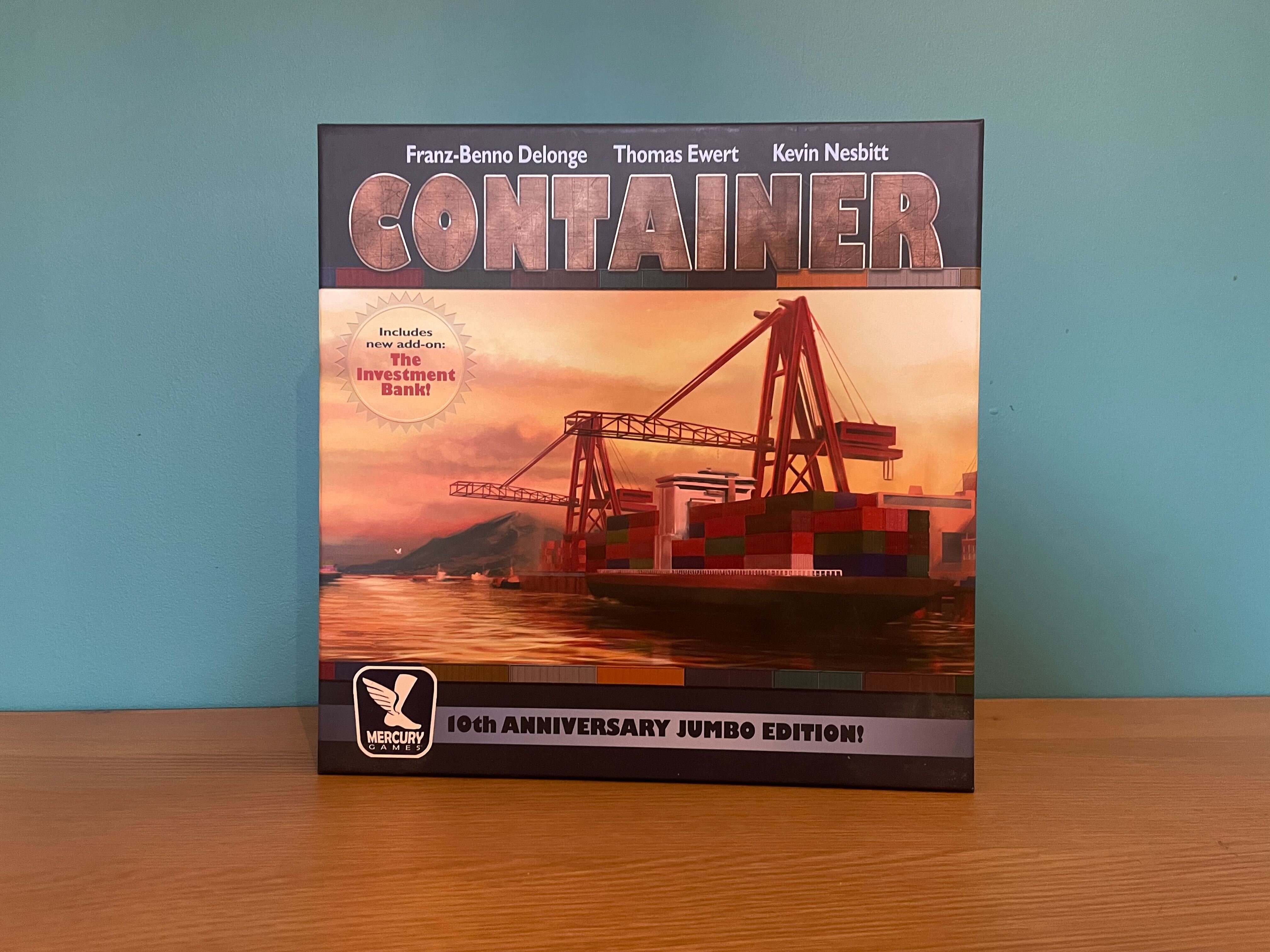 Container, a board game with the most boring theme imaginable, is one