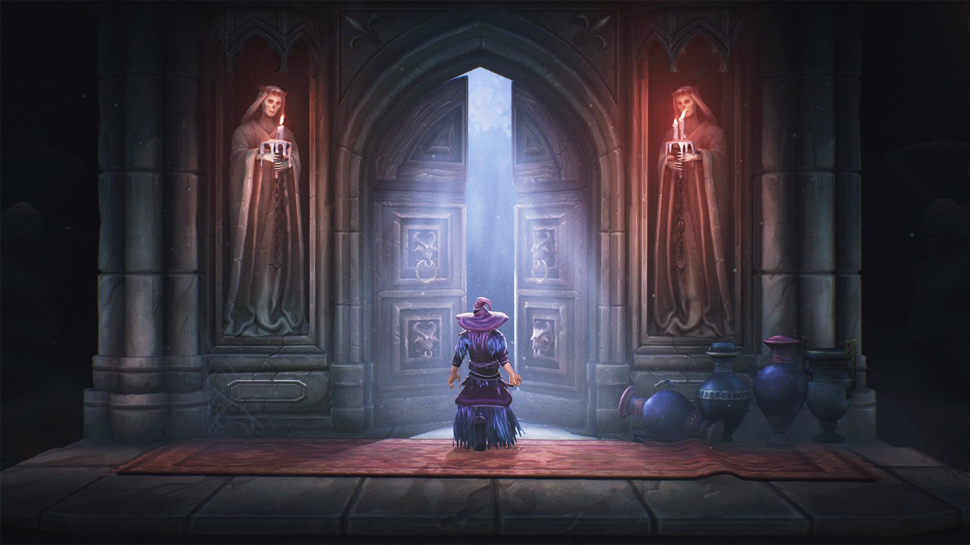 Mandragora blends Metroidvania and Souls-like design with a killer 2.5D aesthetic to great effect