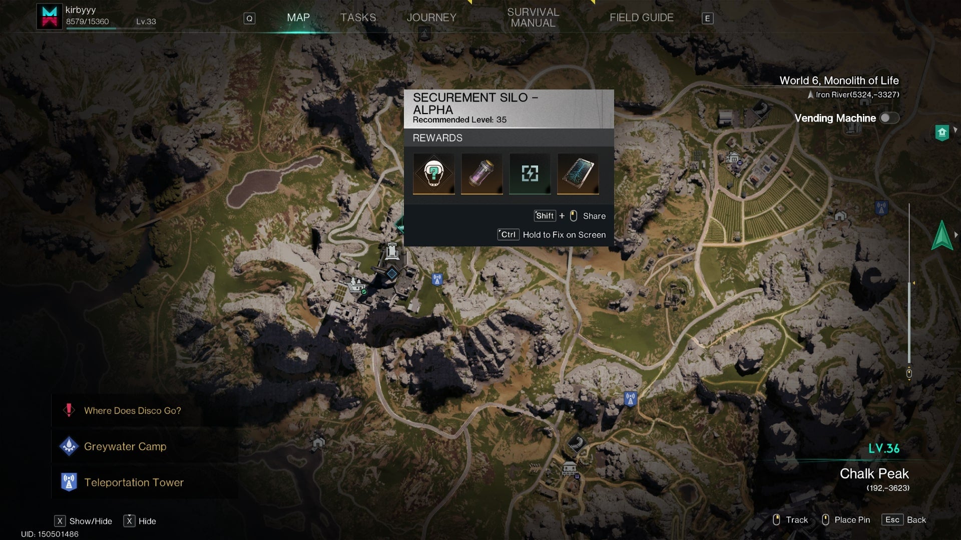 How to turn on all power equipment at Securement Silo Alpha in 