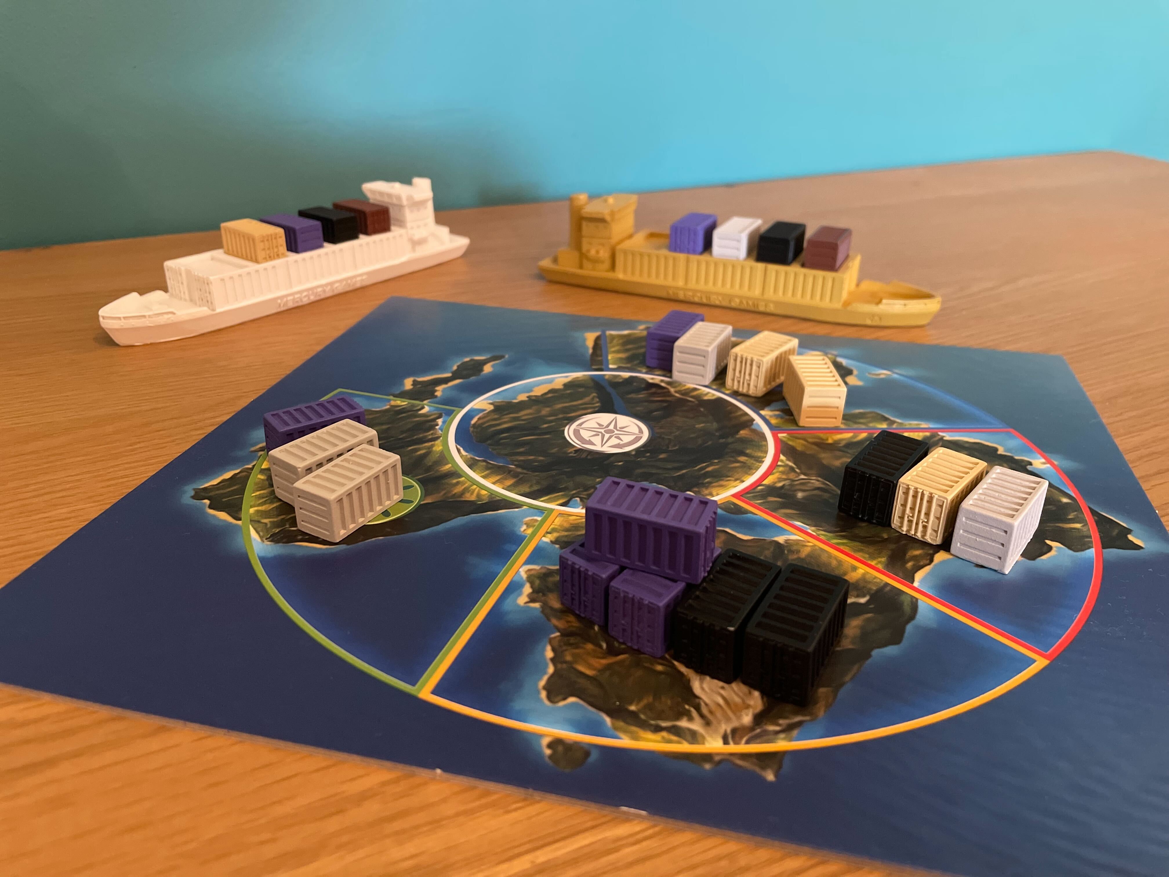 Container, a board game with the most boring theme imaginable, is one