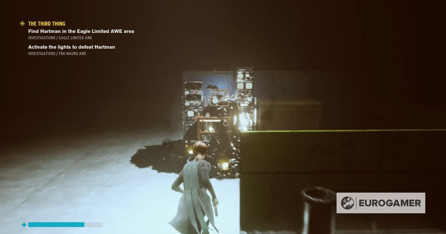 Control How to activate the lights in the Fra Mauro AWE explained