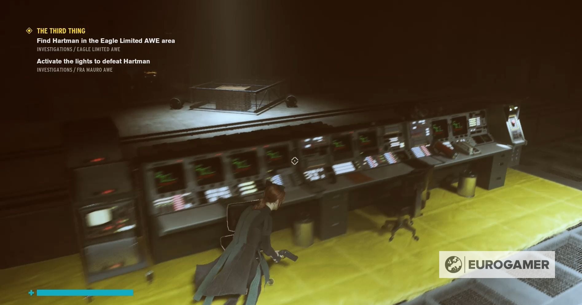 Control How to activate the lights in the Fra Mauro AWE explained