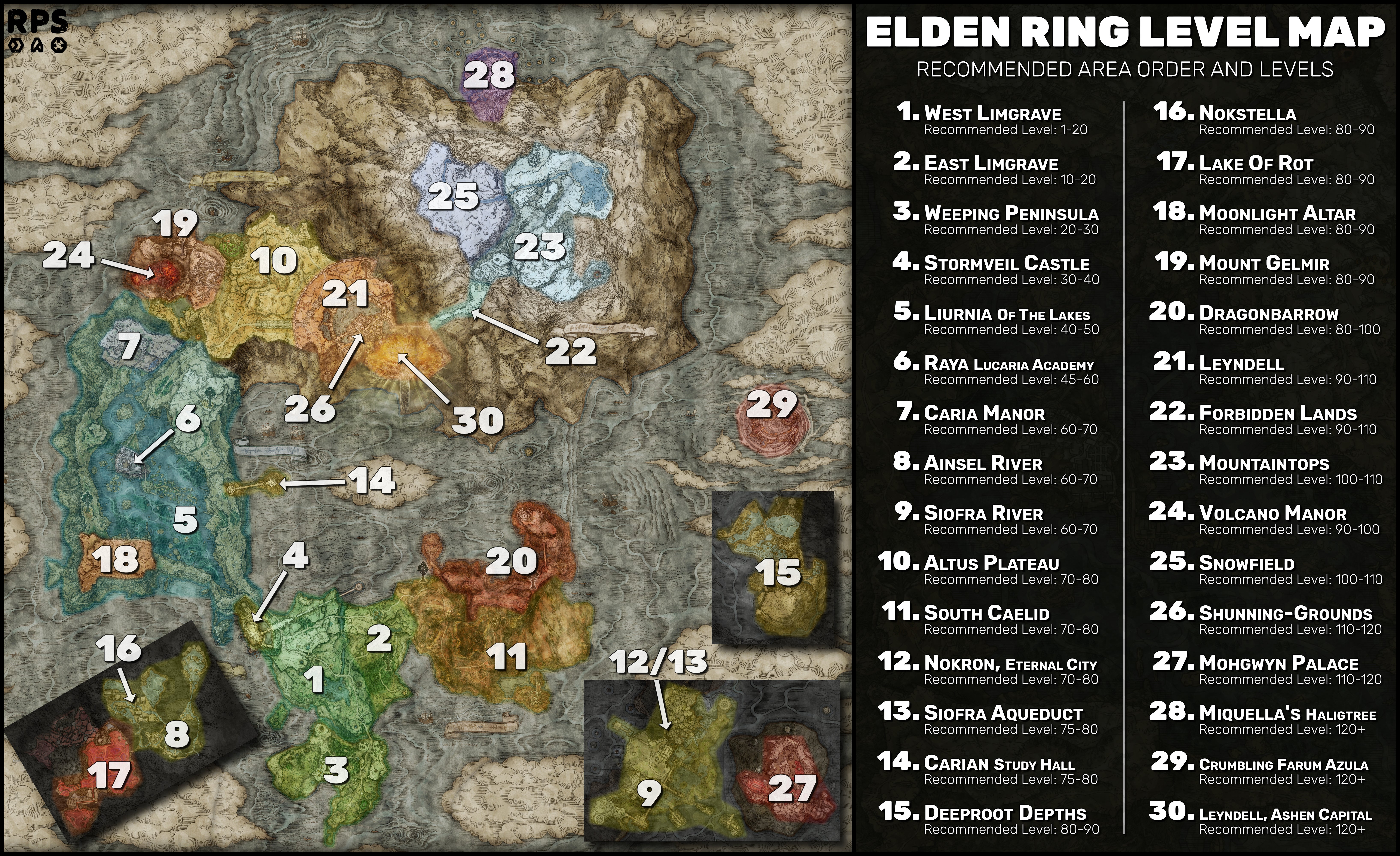 Elden Ring area order: All Elden Ring areas by level | Rock Paper 