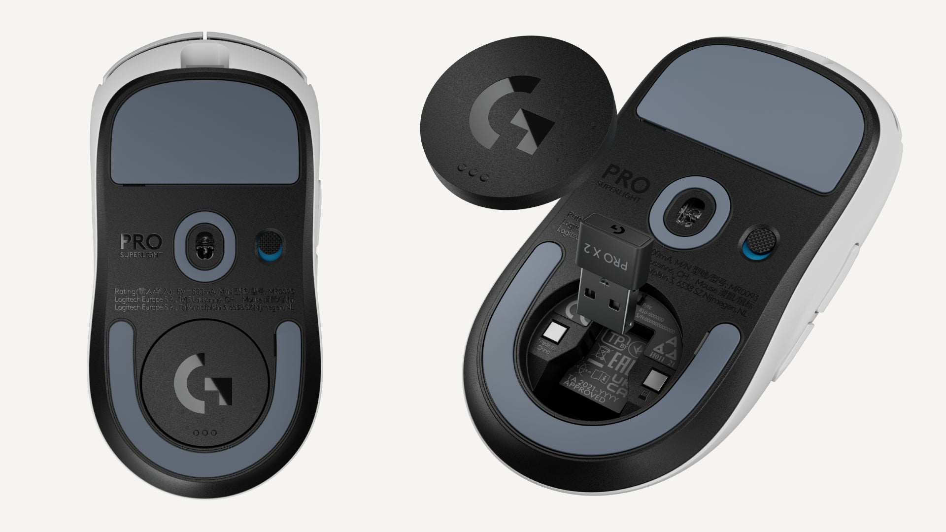 Logitech G Pro X Superlight 2 mouse and G Pro X TKL Lightspeed 