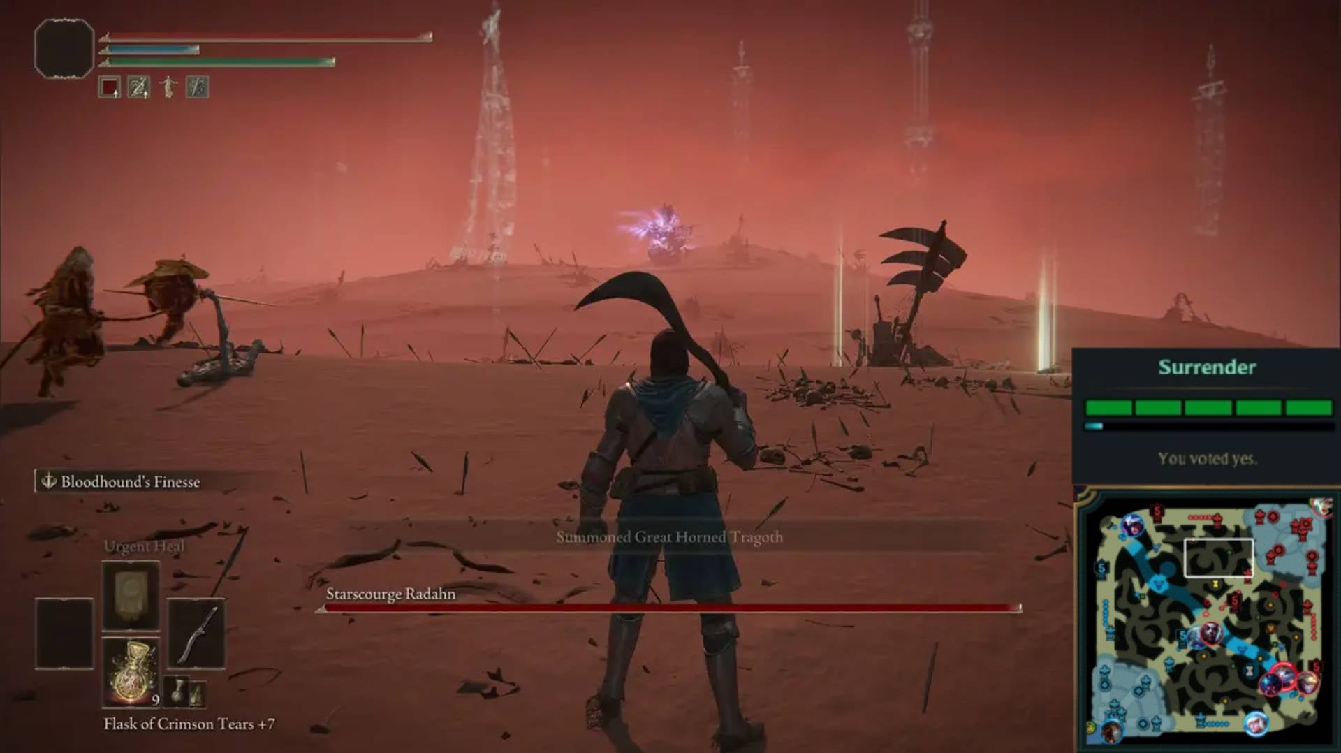 Elden Ring's Starscourge Radahn is playable right now in a game you might not expect