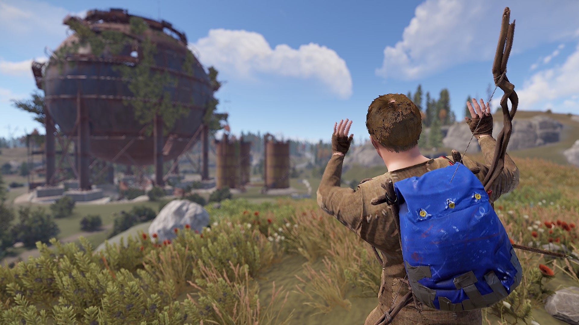 Rust is finally adding backpacks to kick off its second decade Rock