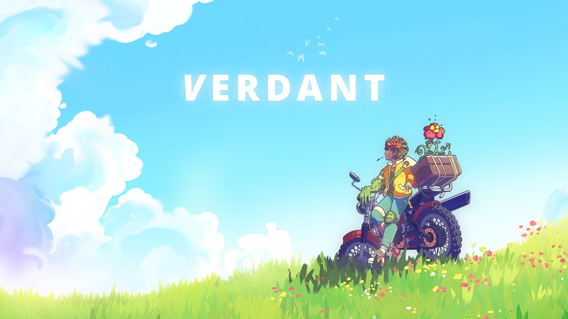 Dirt bike through the nature-encrusted ruins of post-apocalyptic 80s Germany in youthful adventure Verdant