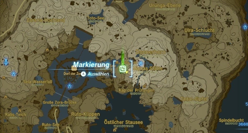 Zelda Tears of the Kingdom Höhle am Donnerhorn durchqueren, klettern