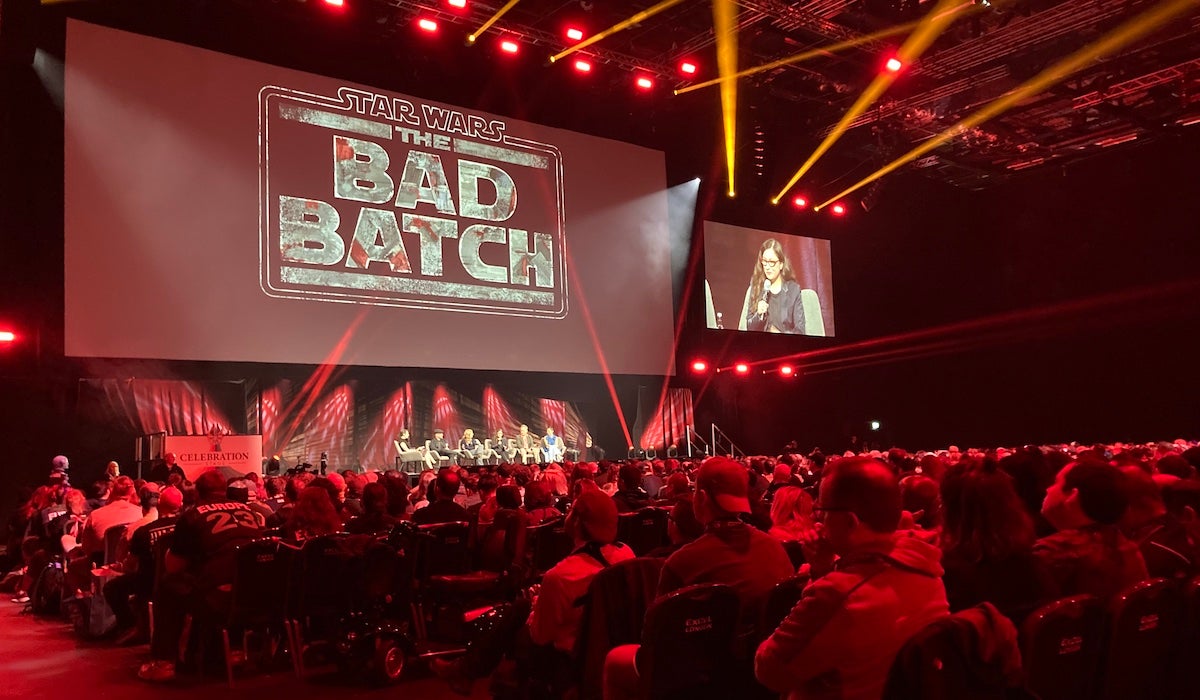 The Bad Batch panel memorialized its fallen member Tech at Star Wars
