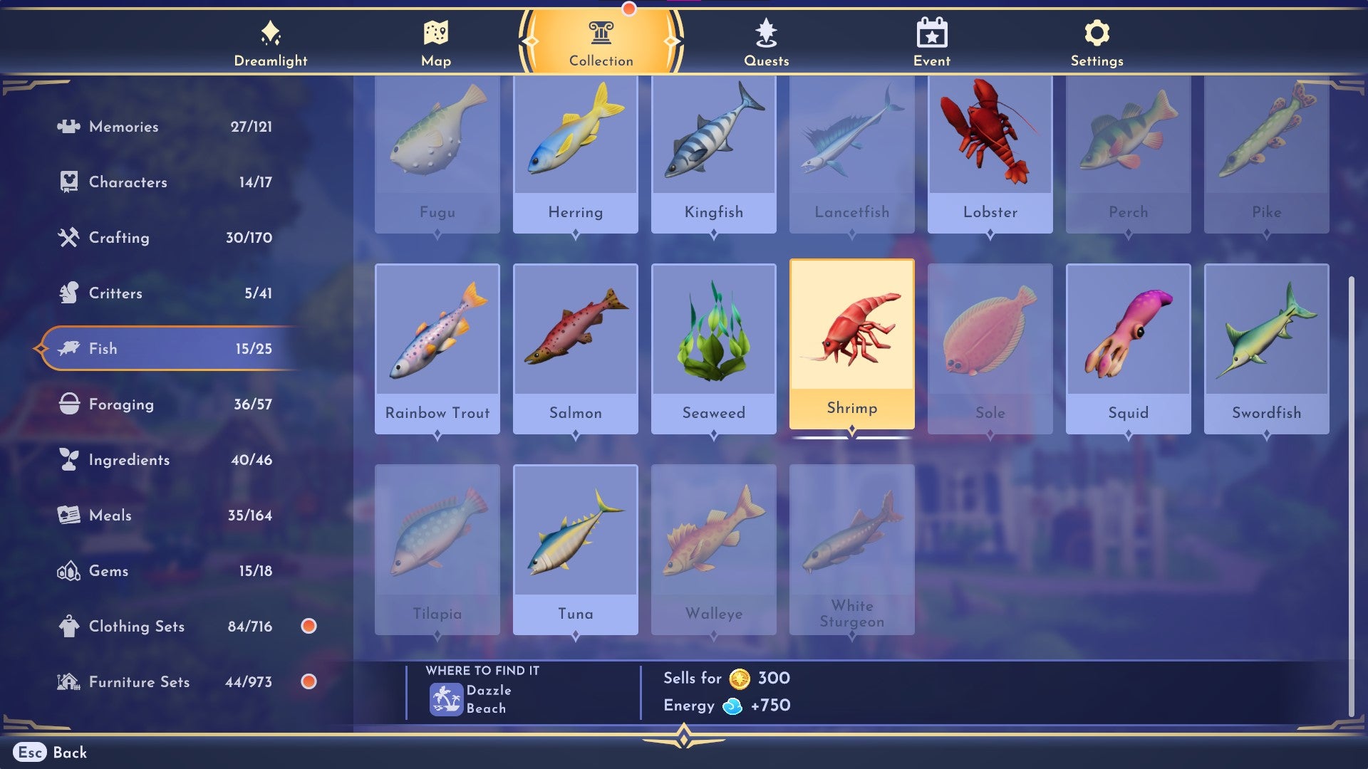 Disney Dreamlight Valley Where to find Shrimp VG247