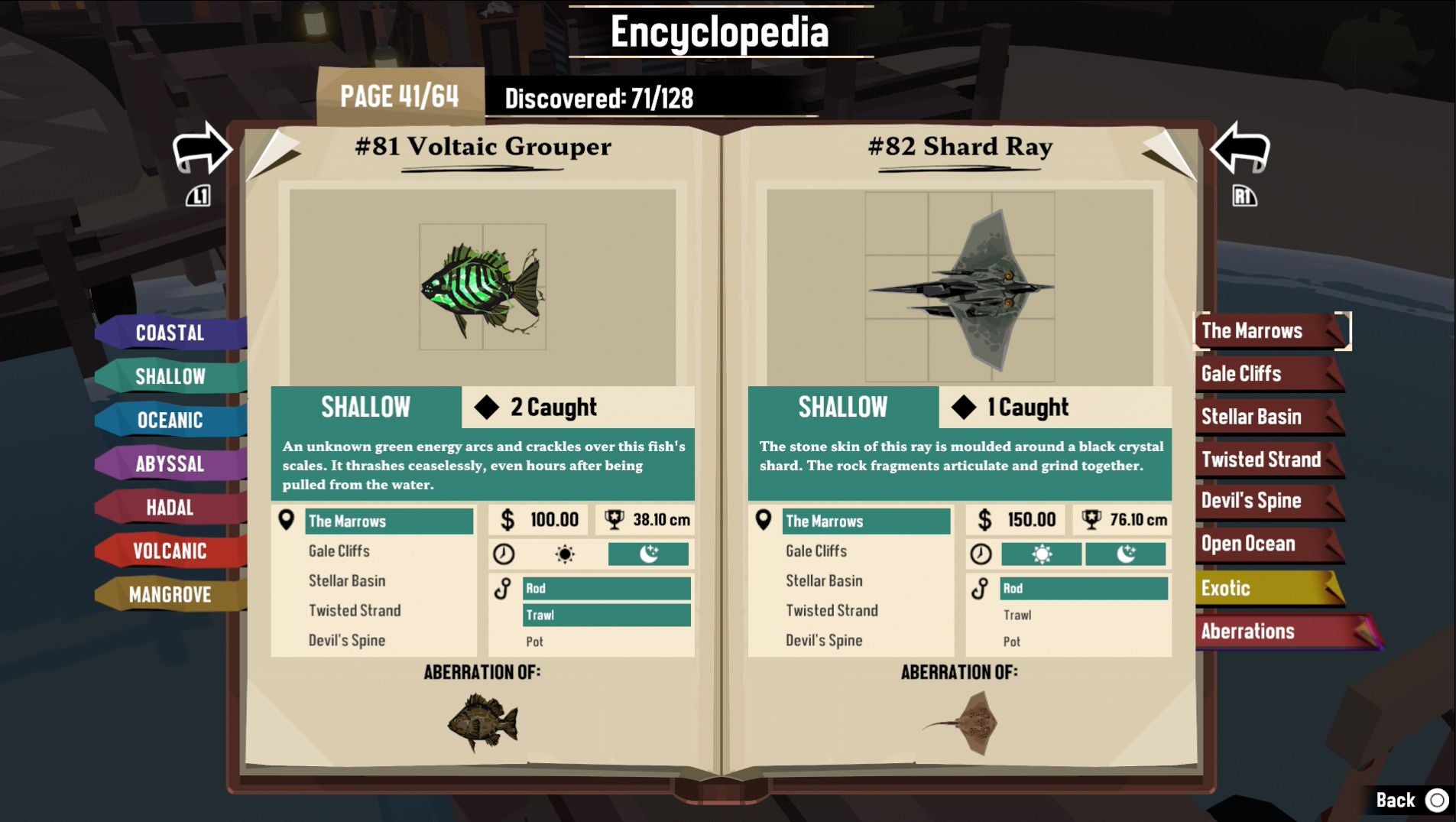 How to catch aberrant fish in Dredge