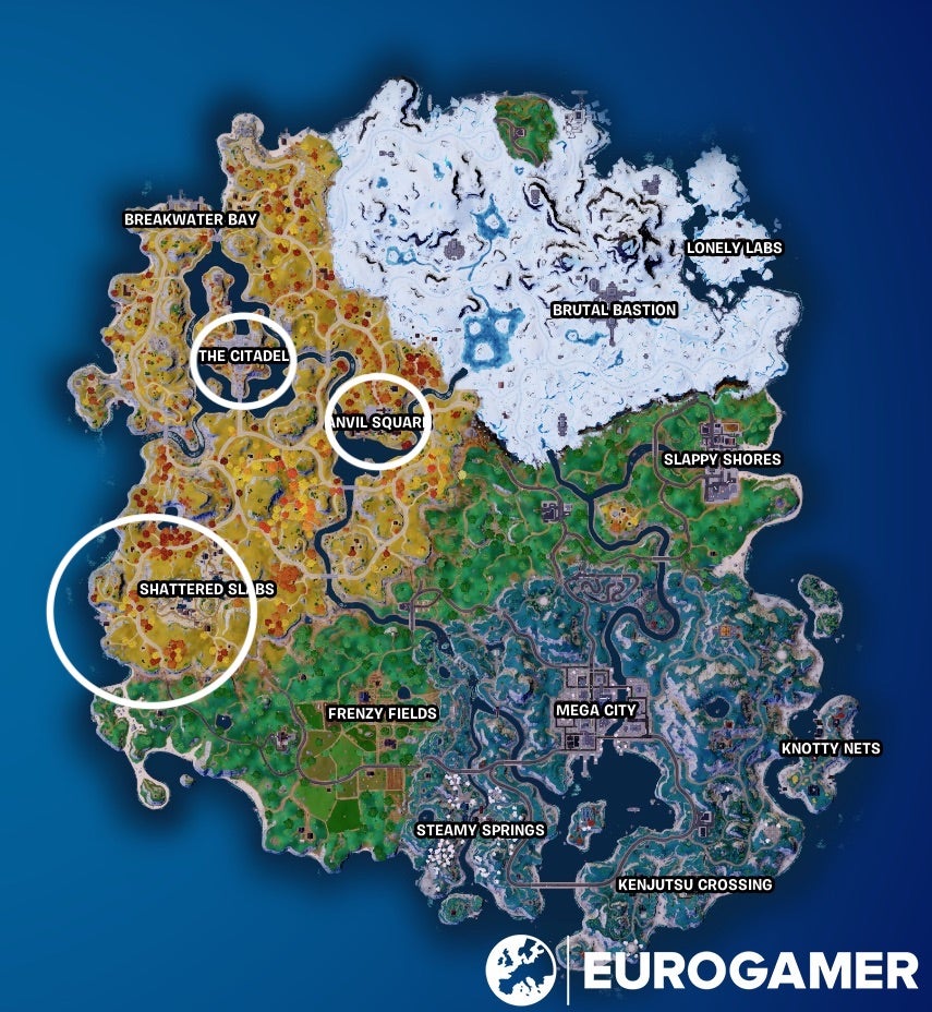 Where to find Scout Regiment Lockers in Fortnite