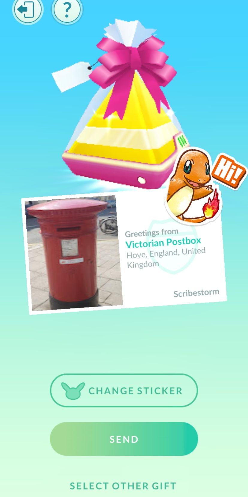 Pokémon Go Gift Exchange and how to exchange a gift with Mateo