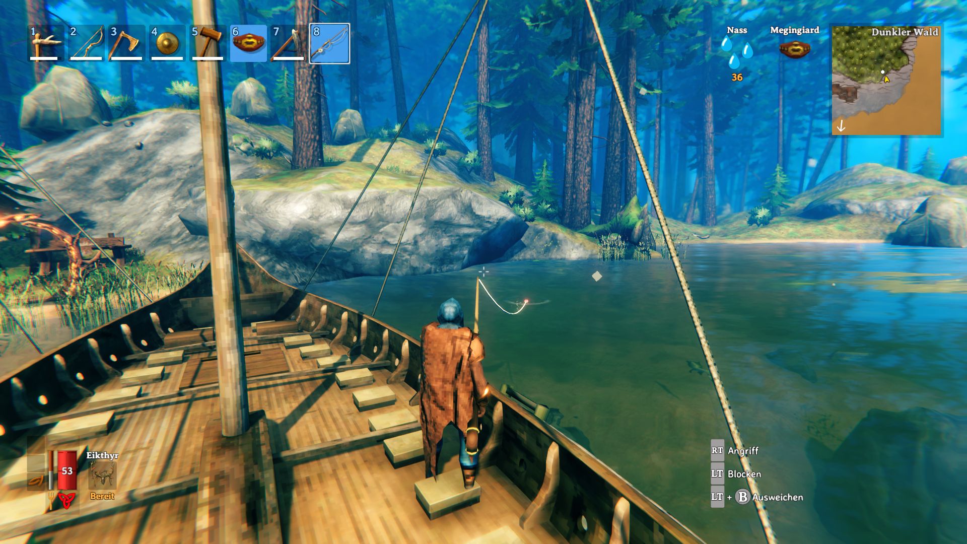 Valheim Angeln So ködert ihr Fische und zieht sie aus dem Wasser