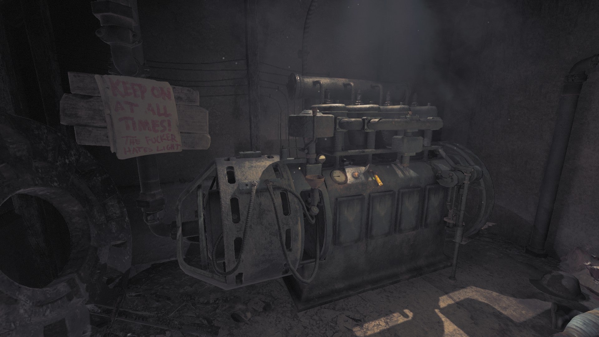 Amnesia: The Bunker review - survival horror that's dark in all the