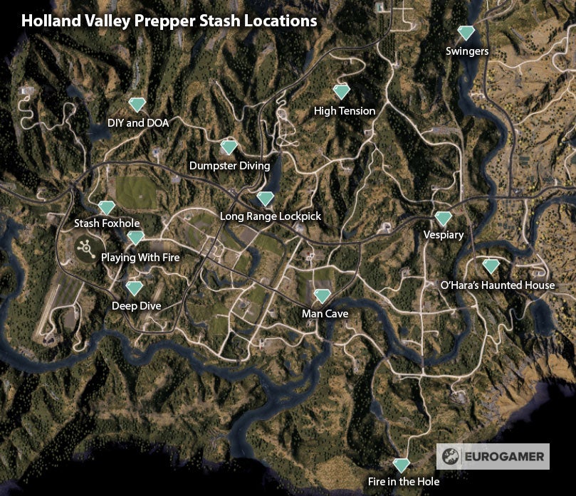 Far Cry 5 Prepper Stash locations How to find and solve all Prepper
