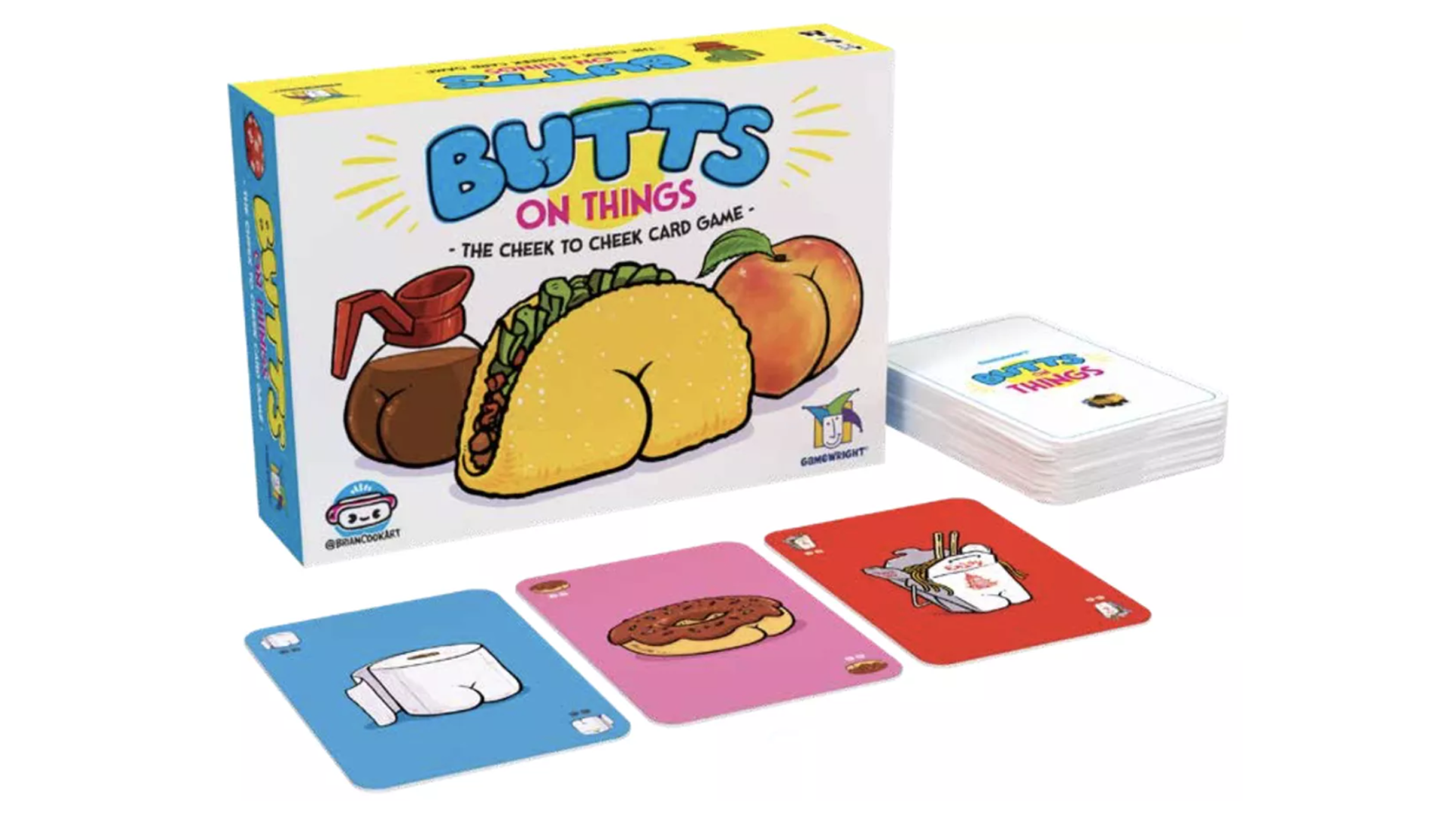 Butts on Things is a card game about items that look like arses