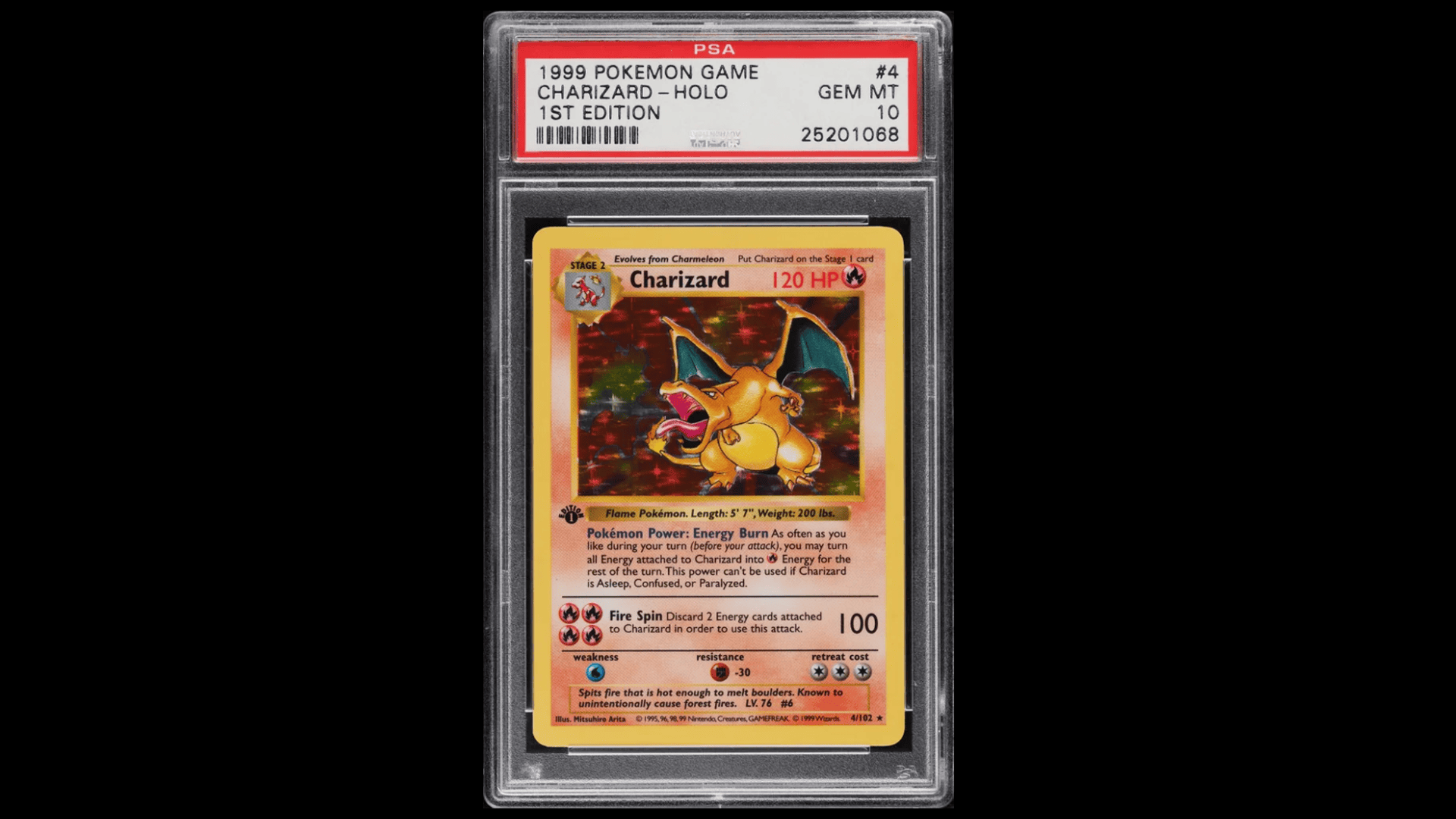What is the most expensive Charizard card?