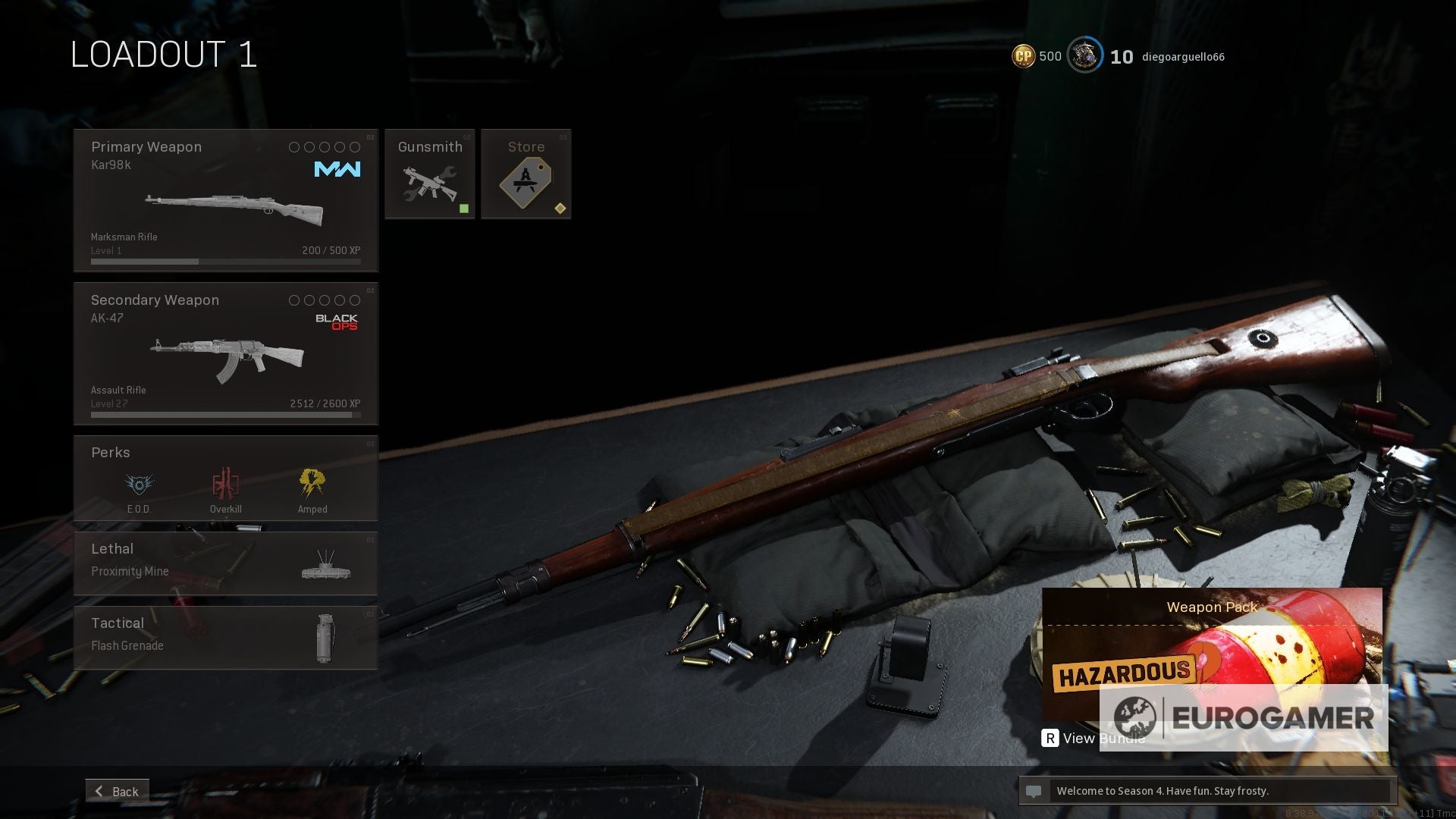 Warzone best Kar98k loadouts Our Kar98k class setup