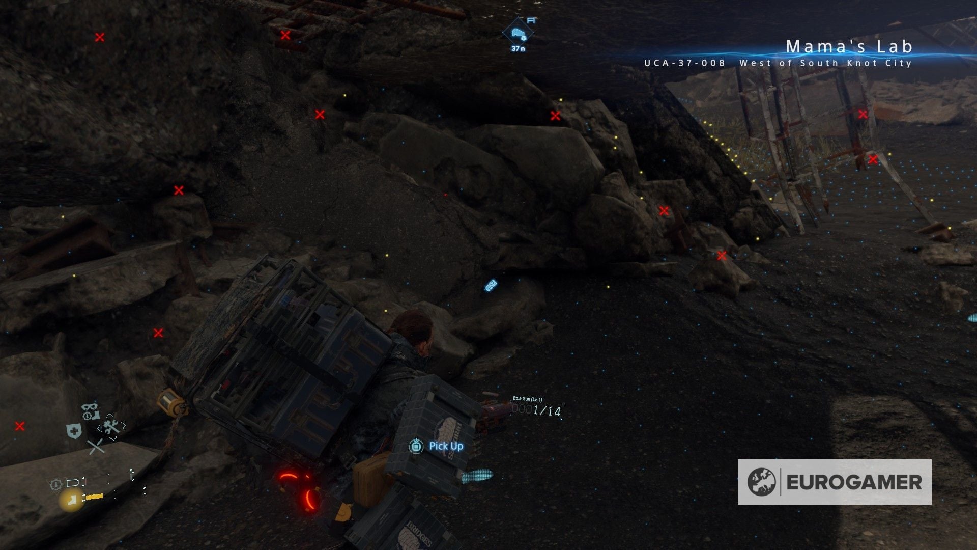 Death Stranding Memory Chip locations What 'glowing' objects mean and