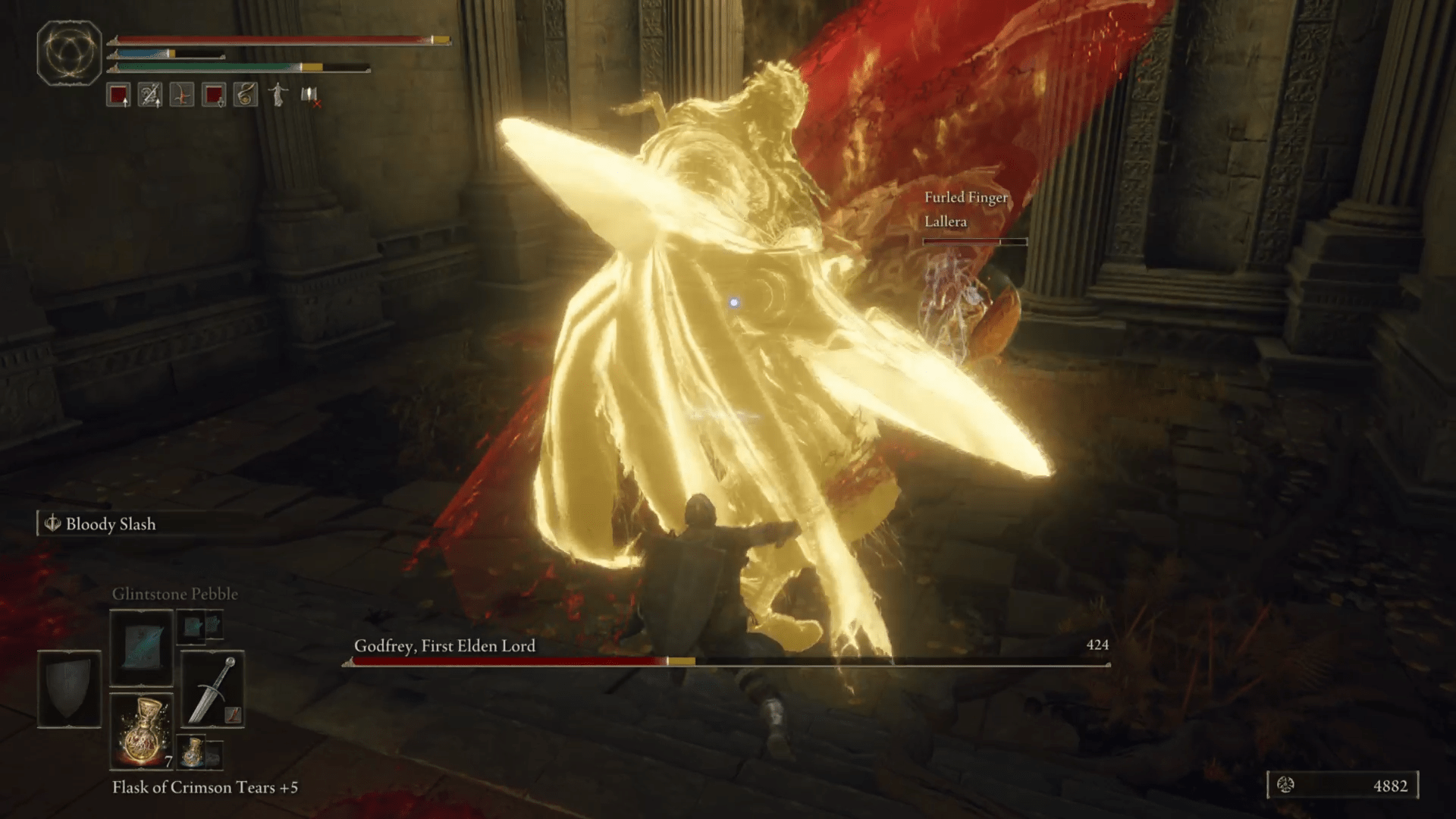 Elden Ring Godfrey the First Elden Lord tips and strategy