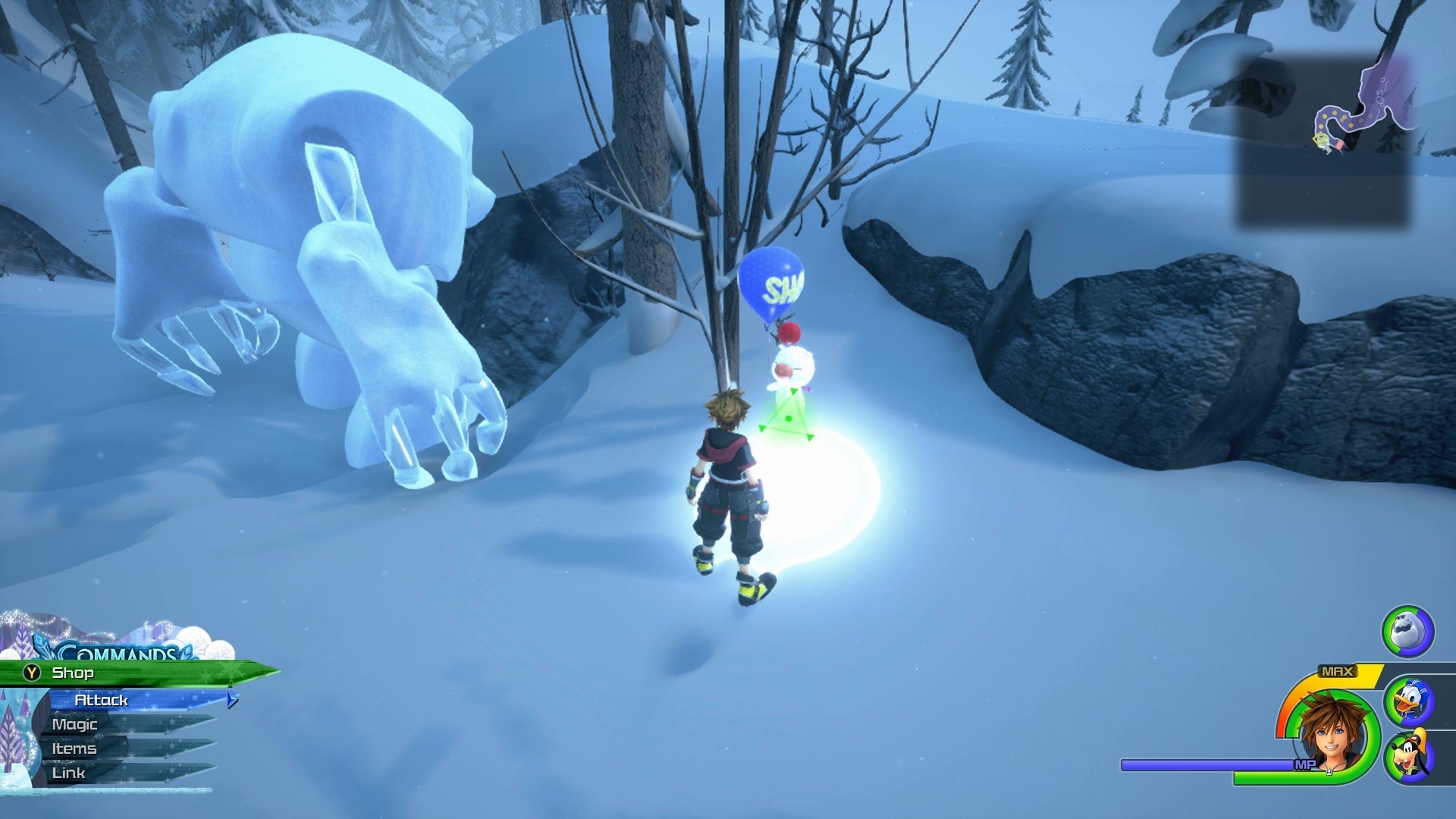 Kingdom Hearts 3 Arendelle Treasure Chests and Olaf Rock Paper Shotgun