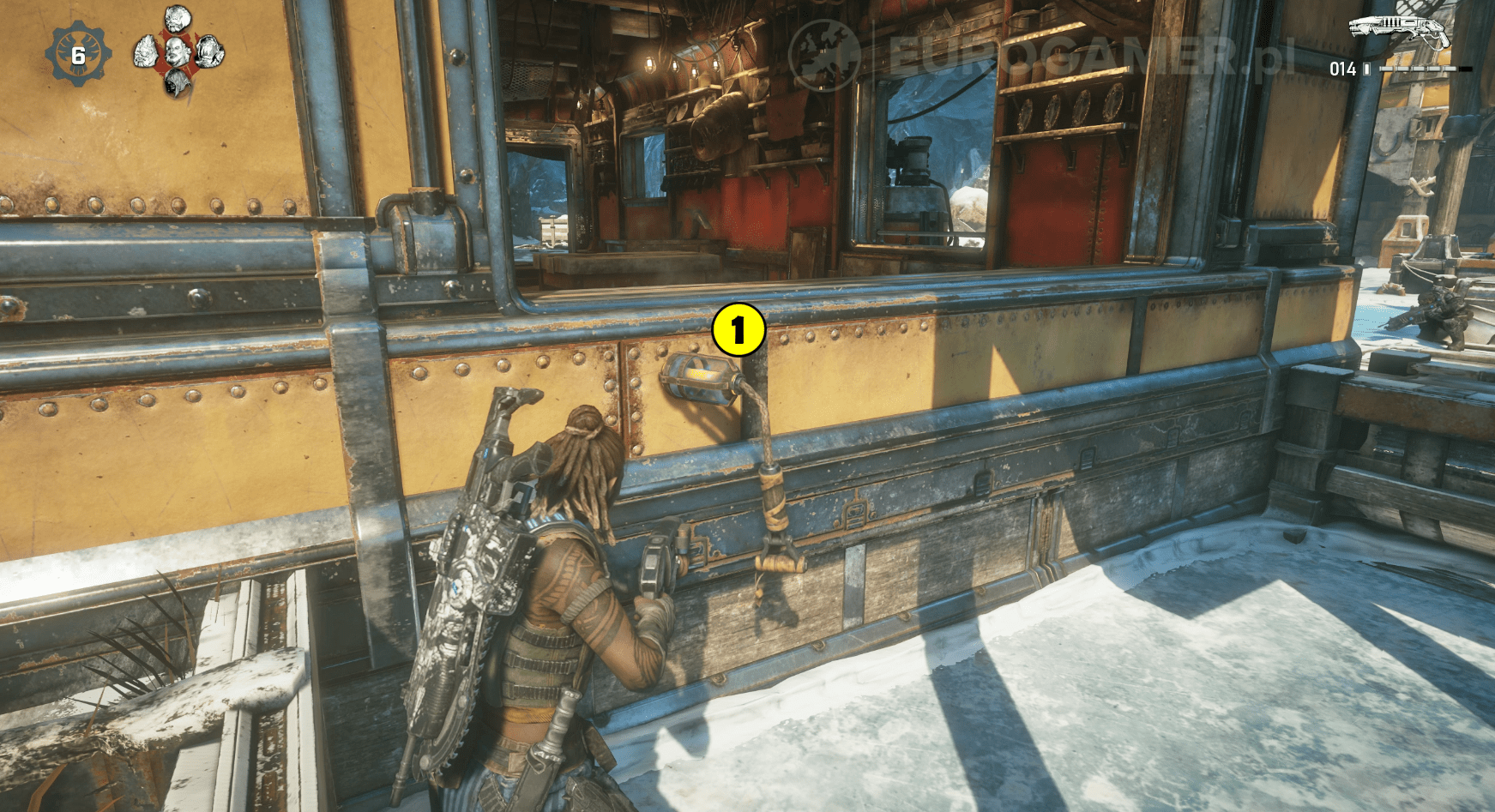 Gears 5 granat na ścianie, jak przyklejać ładunki Eurogamer.pl