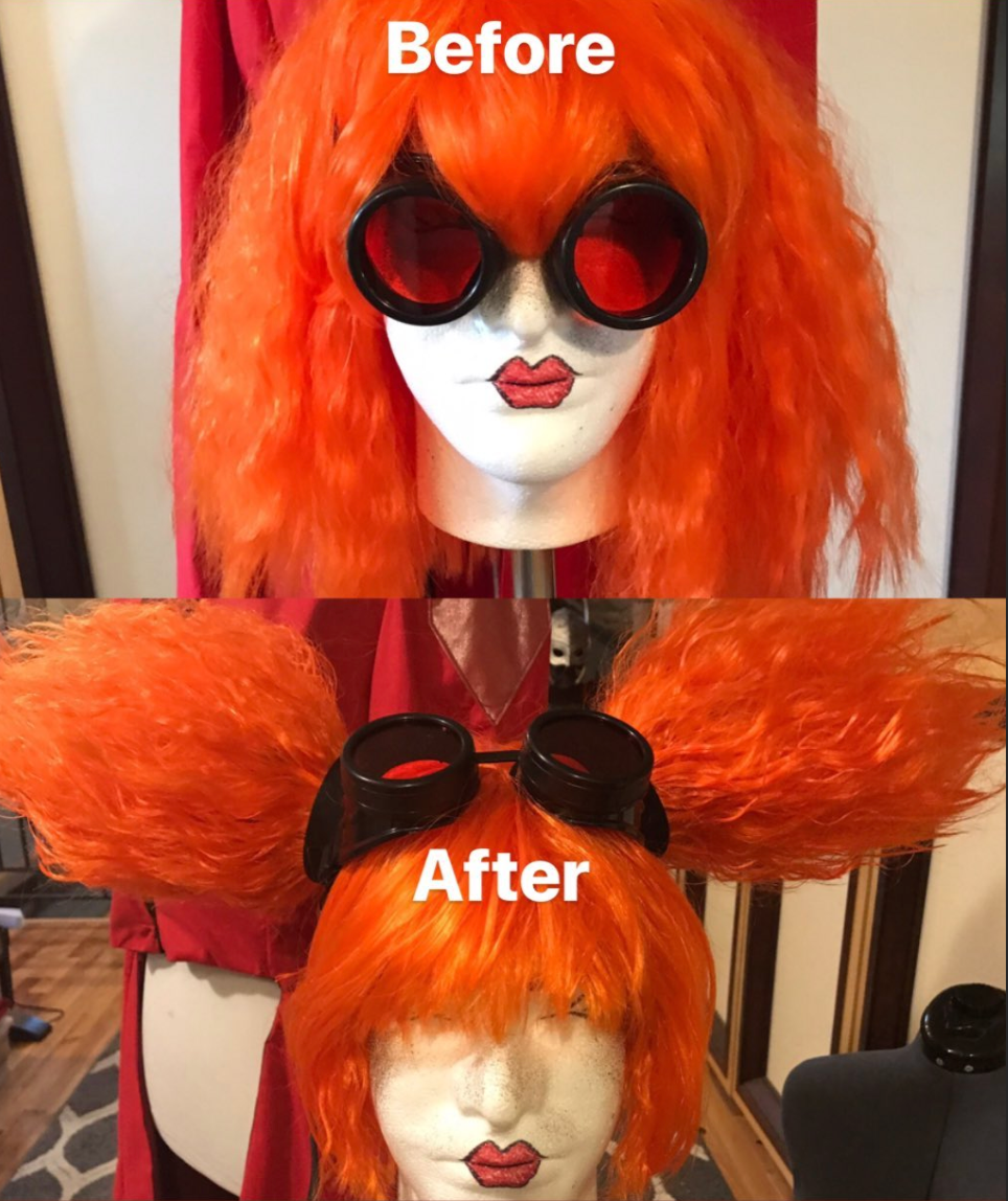 Cosplay wig tips for attaching masks and headpieces Popverse