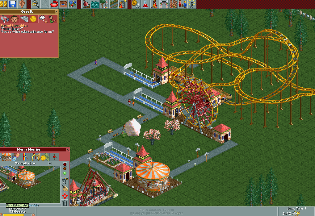 The enduring allure of Rollercoaster Tycoon