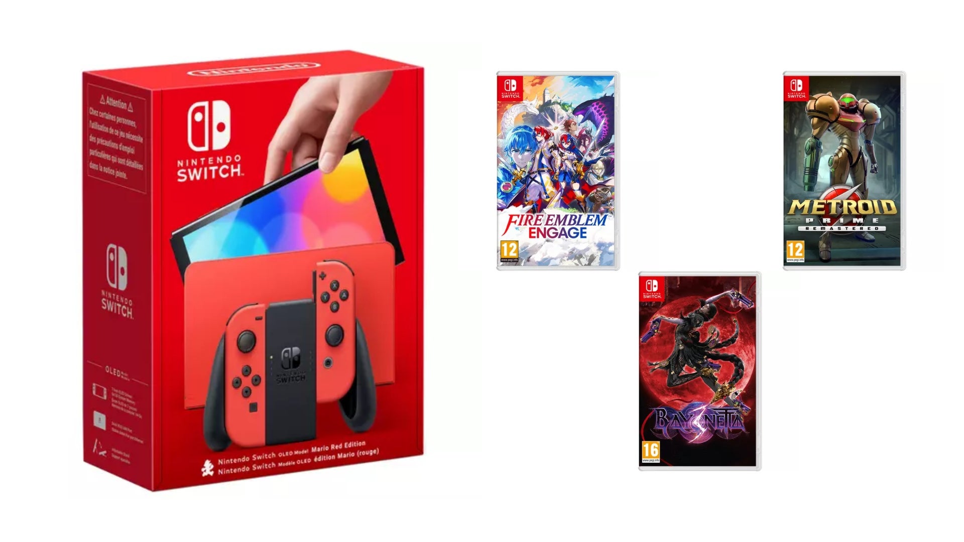 Get a Switch OLED and a free select game for just £300 in this early