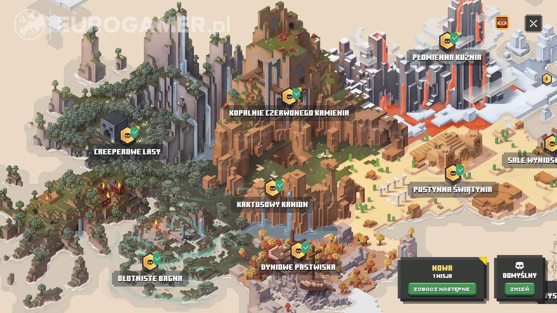 Minecraft Dungeons szybkie zdobywanie Szmaragdów, pieniędzy