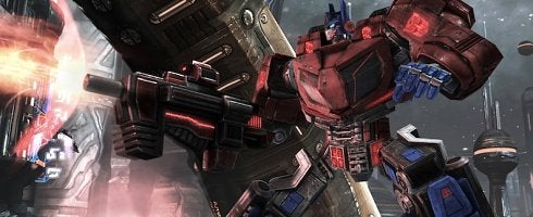 Screens for Transformers War for Cybertron shows Optimus Prime VG247