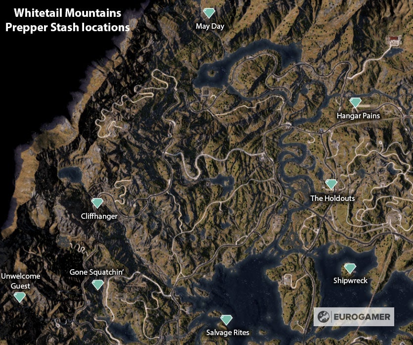 Far Cry 5 Prepper Stash locations How to find and solve all Prepper