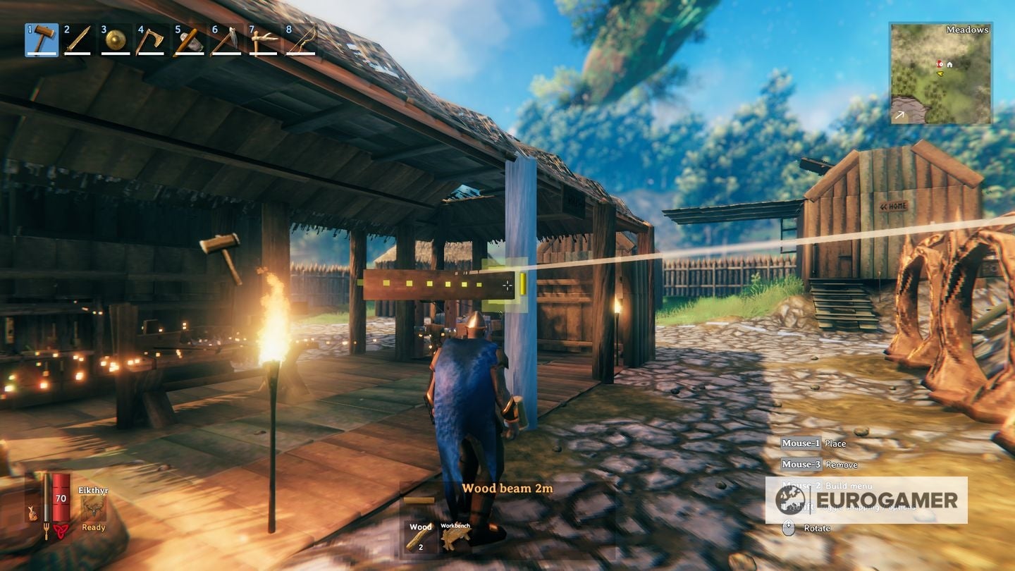 Valheim building guide How to build a house, chimney building and