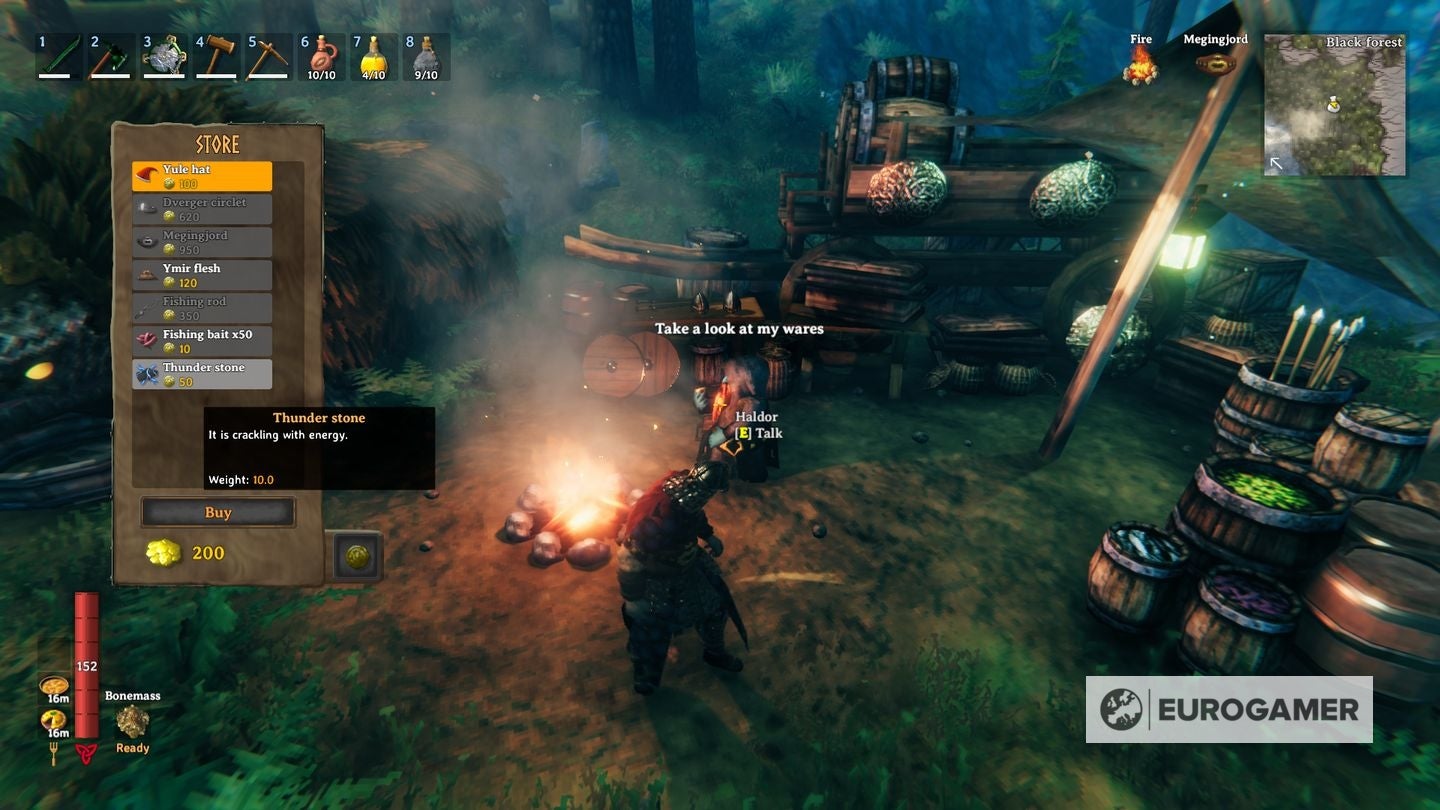 Valheim Obliterator How to craft and Obliterator and get Thunder Stone