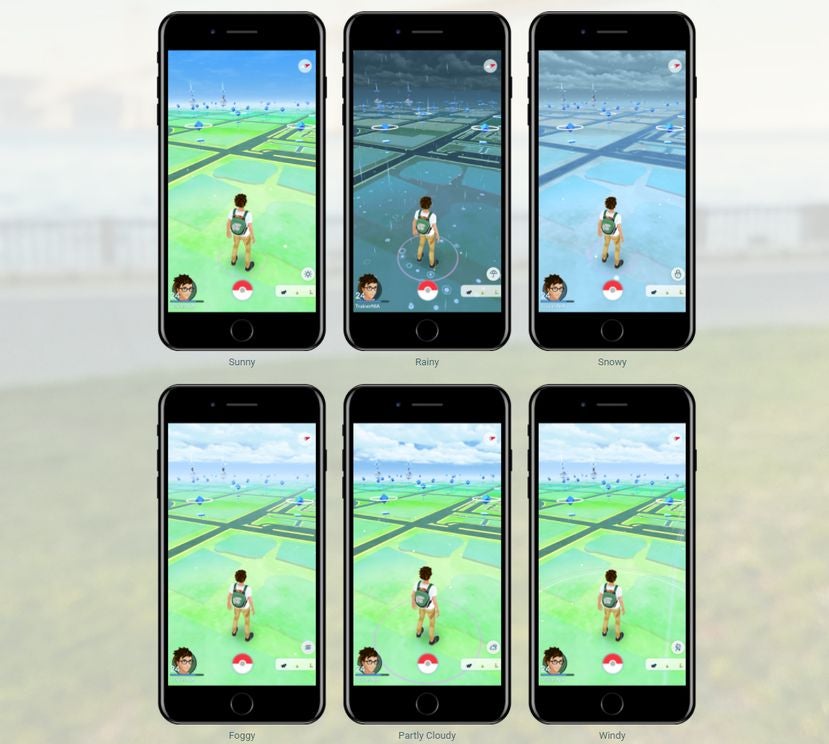 Pokémon Go Weather effects explained, including how to get Rainy